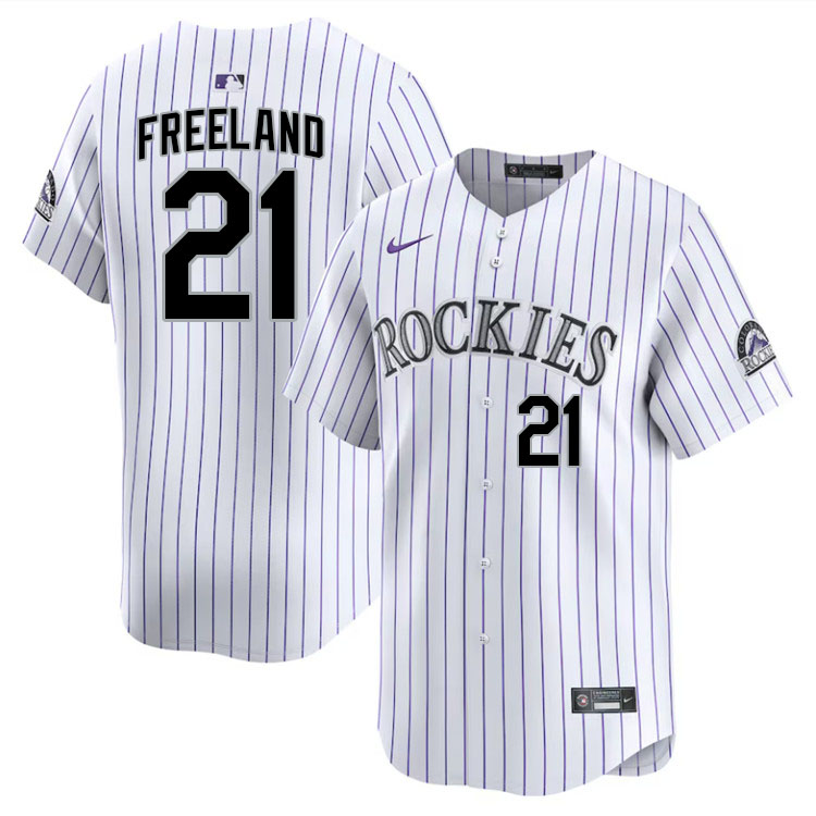 Kyle Freeland Colorado Rockies Jersey,Uniforms,Gears Stitched-White